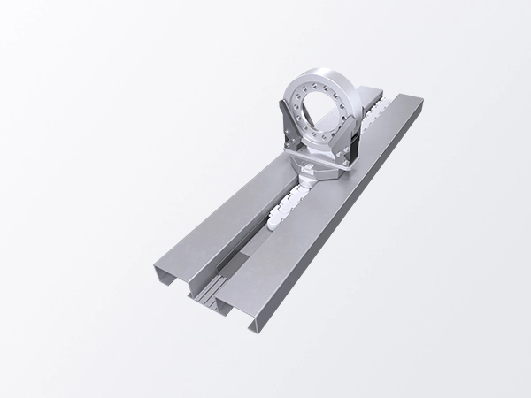 Convoyeur de palettes - Coupe transversale